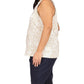Plus Size Paisley Ruffle Popover Tank