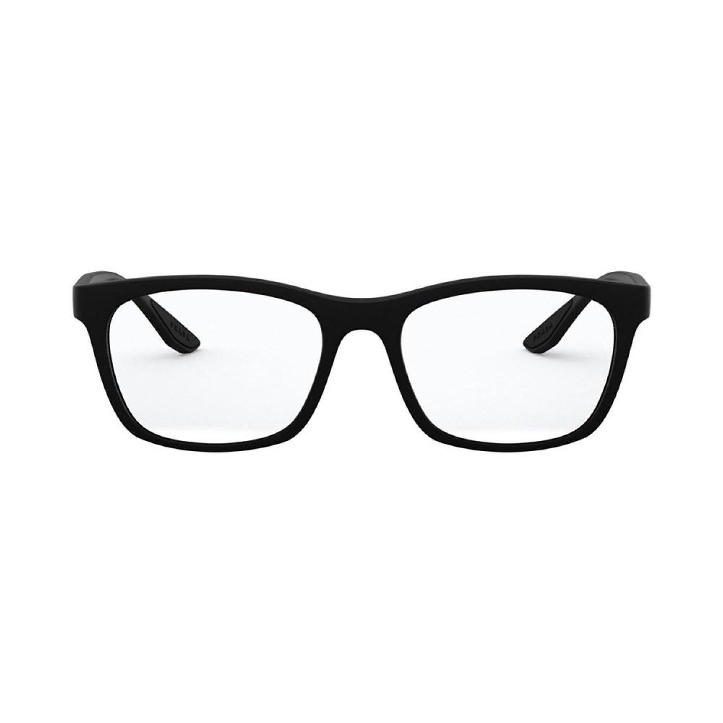PS 02NV Men's Square Eyeglasses