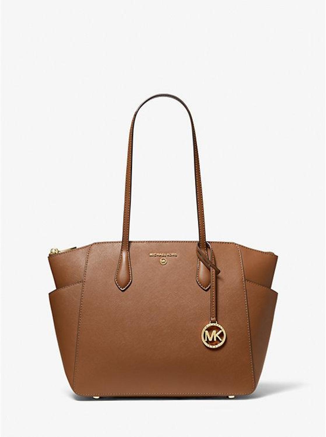 Marilyn Medium Saffiano Leather Tote Bag