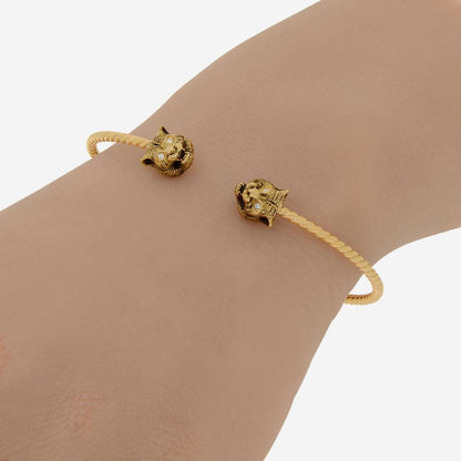 Gucci Le Marche Des Merveilles 18K Yellow Gold, Diamond Cuff Bracelet YBA526320001018