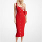 Ribbed Stretch Knit Midi Dress