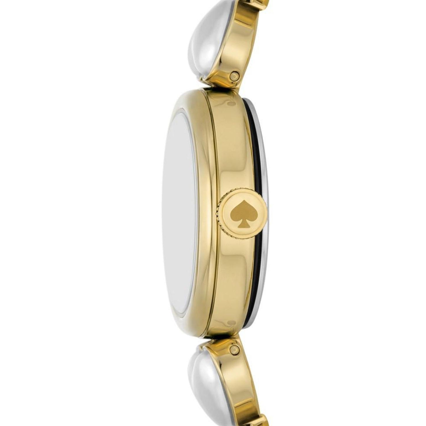 Women's Monroe Three Hand Gold-Tone Stainless Steel and Imitation Pearl Watch 24mm