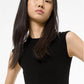 Stretch-Viscose Cap-Sleeve Bodysuit