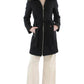 Womens Wool Blend Midi Overcoat