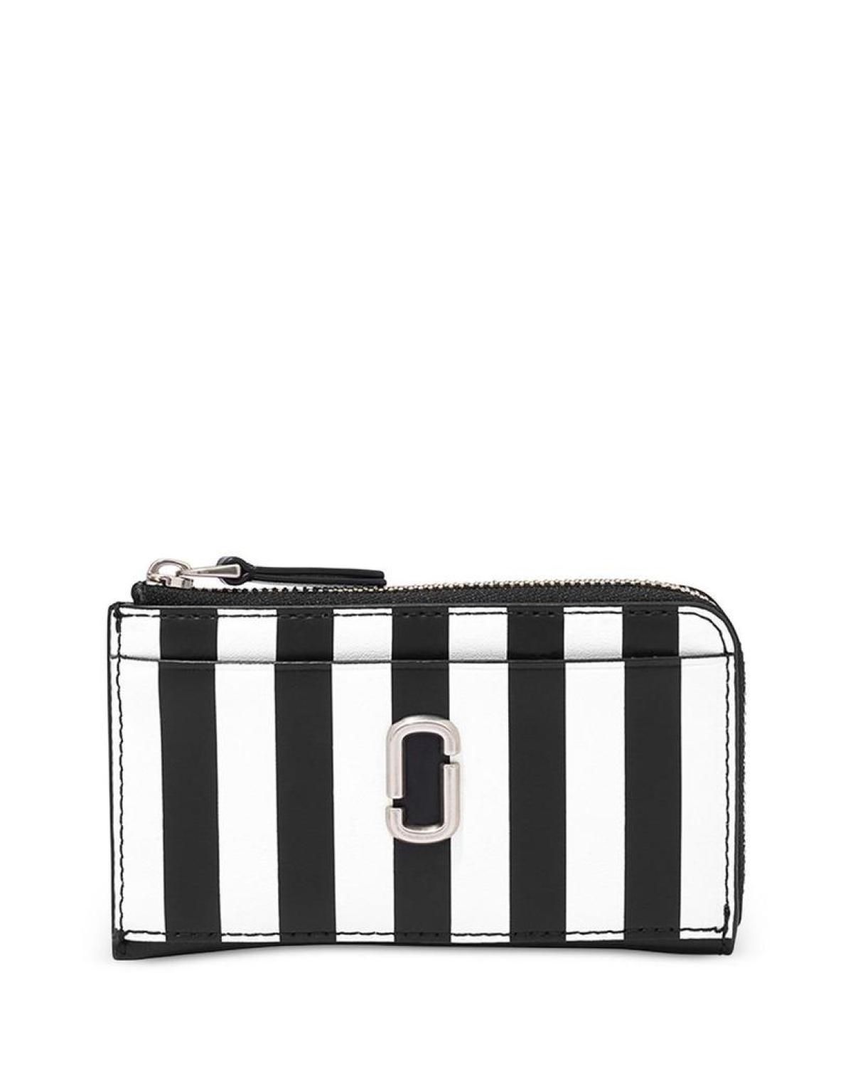The Striped J Marc Top Zip Multi Wallet