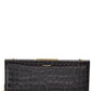 Saint Laurent Croc-Embossed Patent Clutch