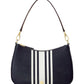 Crosshatch Leather Medium Danni Shoulder Bag