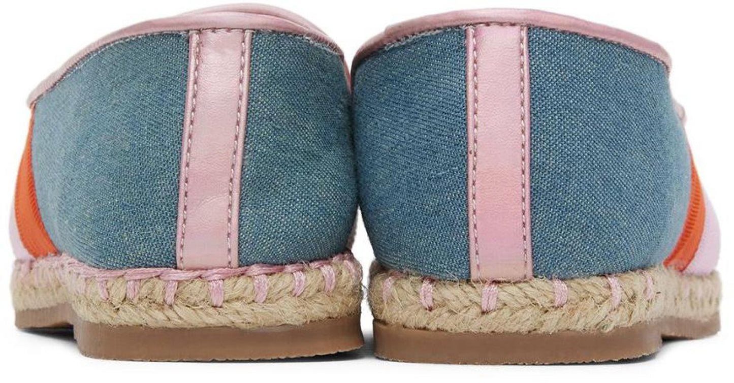 Kids Blue Denim Espadrilles