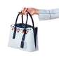 Margaux Jeweled Medium Satchel Bag In Optic White 104