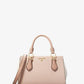 Marilyn Small Color-Block Saffiano Leather Crossbody Bag