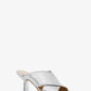 Gideon Metallic Snake Embossed Leather Mule