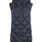 MAX MARA Women's 'The Cube' Tregil Gilet Blue Puffer Vest