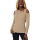 Sparkle Cold-Shoulder Top