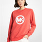 Logo Charm Cotton Terry Sweatshirt