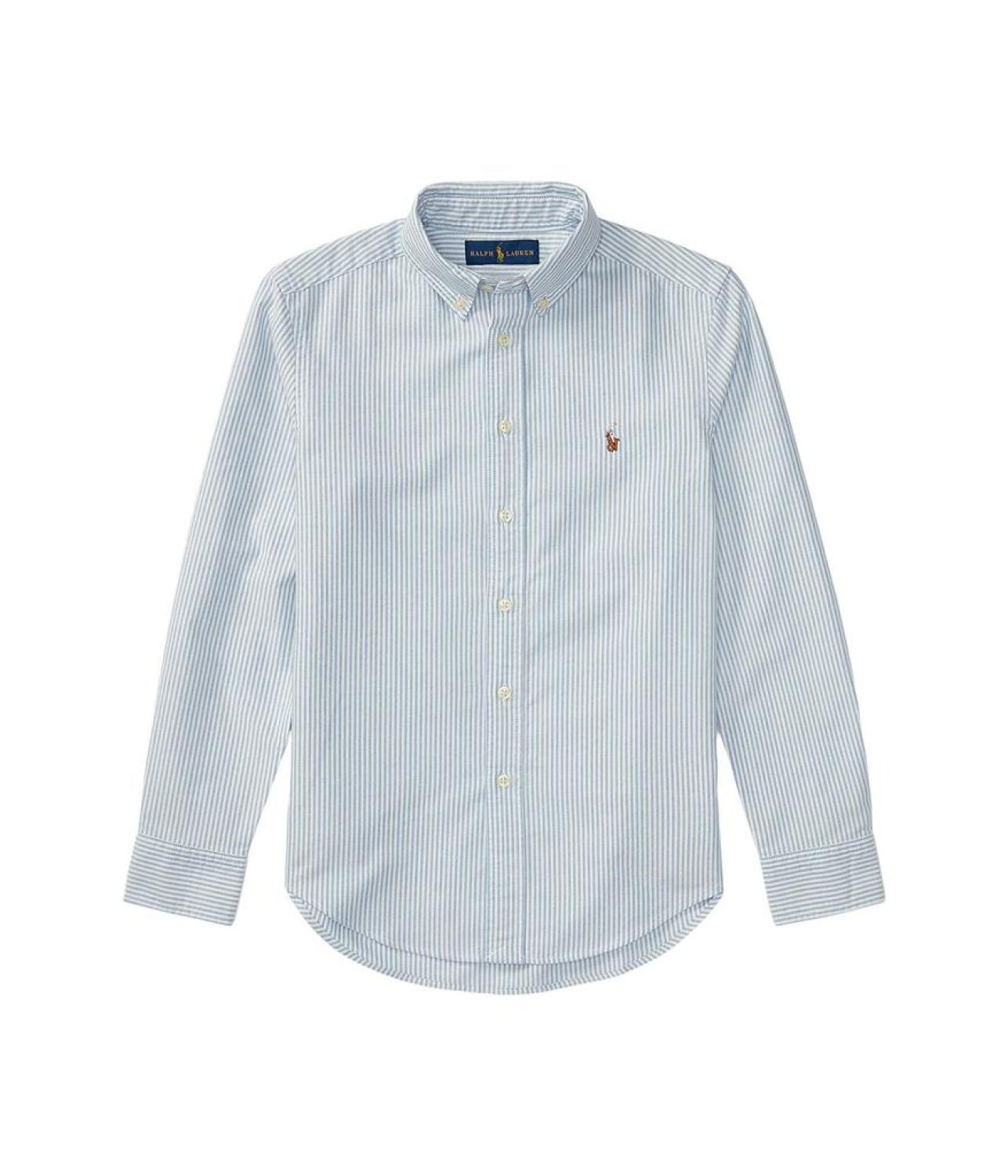 Striped Cotton Oxford Shirt (Big Kids)