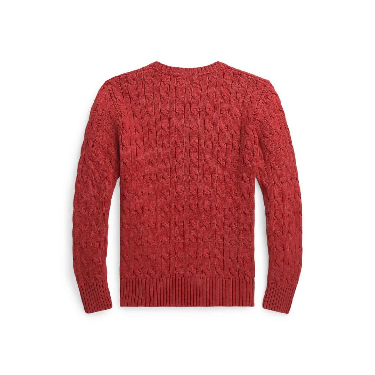 Polo Bear Cable-Knit Cotton Sweater (Big Kids)