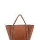 Michael Michael Kors Logo Plaque Chain-Link Tote Bag