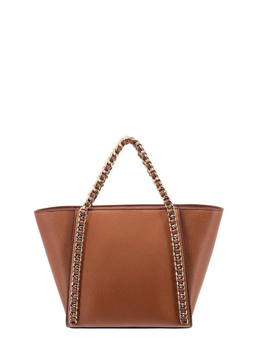 Michael Michael Kors Logo Plaque Chain-Link Tote Bag