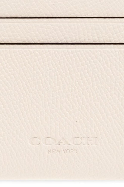 Coach Logo Plaque Card Case