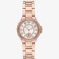 Mini Camille Pavé Rose Gold-Tone Watch