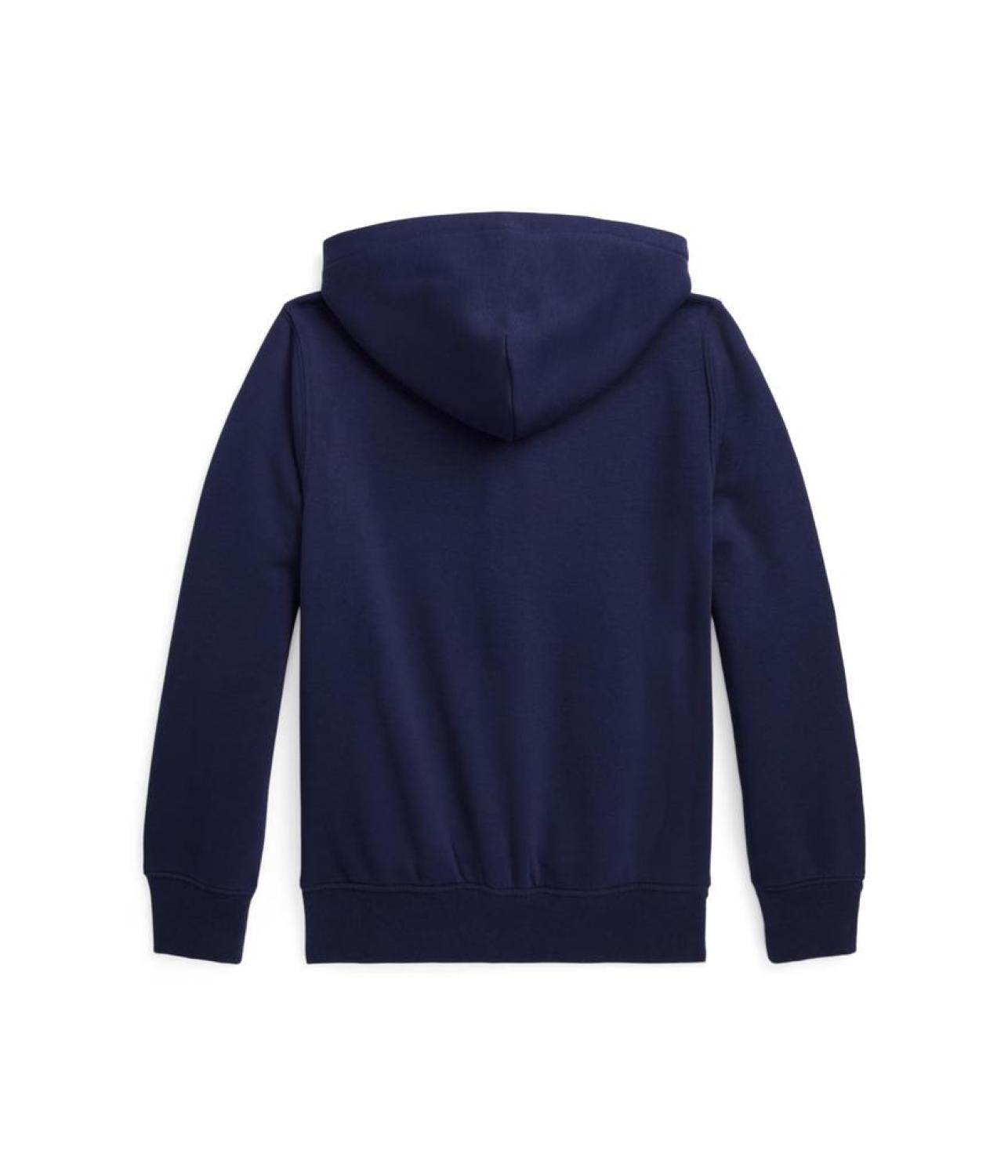 Logo Fleece Full Zip Hoodie (Big Kids)