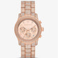 Runway Pavé Rose Gold-Tone Watch