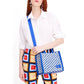 Manhattan Modernist Hearts Knit Jacquard Small Tote