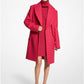 Wool Melton Slit Sleeve Coat