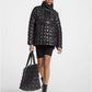 Stirling Studded Quilted Ciré Popover Jacket