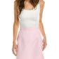 Michael Kors Gingham Wool Mini Skirt