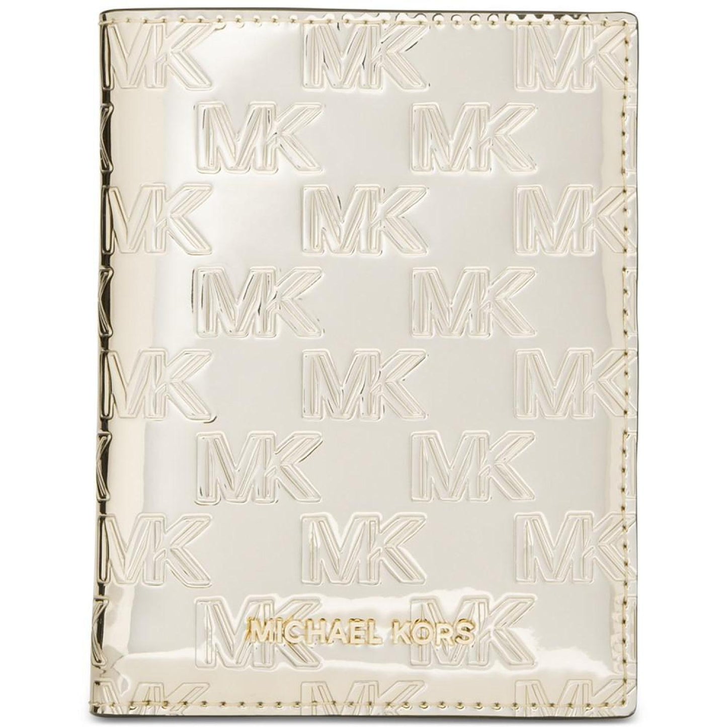 Logo Medium Embossed Passport Wallet