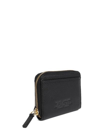 Marc Jacobs Logo Embossed Zip-Around Wallet