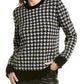 Michael Kors Collection Dogtooth Cashmere Sweater
