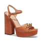 Women's Nicolette Chain-Trimmed Platform Sandals