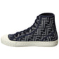 FENDI Domino FF Canvas High-Top Sneaker
