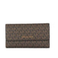 Michael Kors Jet Set Travel Leather Large Trifold Wallet Women's Clutch