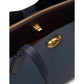 Color-Block Leather Willow Tote