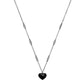 Cubic Zirconia Heart Pendant Necklace
