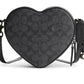 HEART CROSSBODY IN SIGNATURE CANVAS