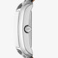 Mini Emery Silver-Tone and Empire Logo Jacquard Watch