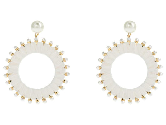 Francesca Drop Hoops Earrings