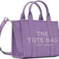 Purple 'The Leather Small' Tote