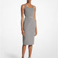 Stretch Wool Crepe Sheath Dress