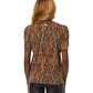 Petite Chain Petal Sleeve Top