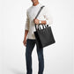 Hudson Pebbled Leather Tote Bag