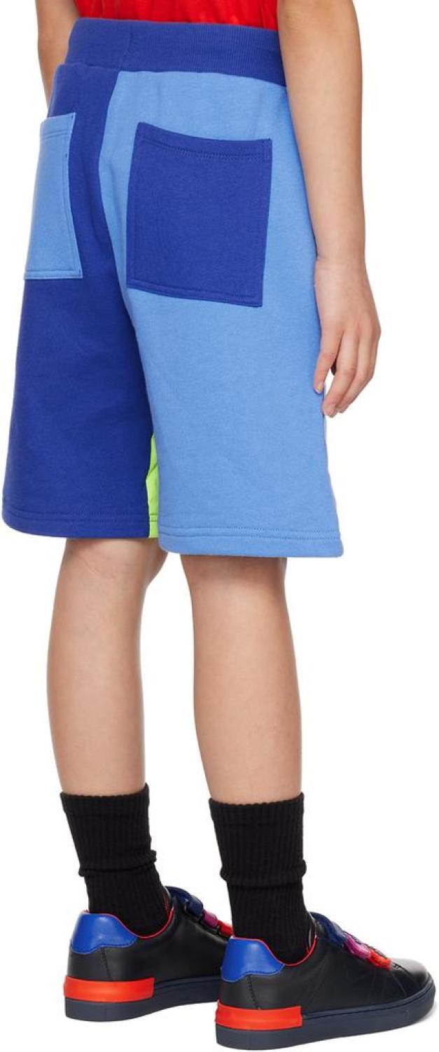 Kids Blue Four-Pocket Shorts
