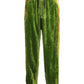 Gucci Velvet Silk-Trim Pant