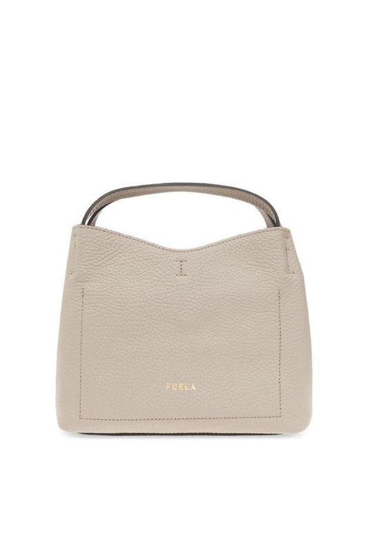 Furla Primula Logo Plaque Bucket Bag