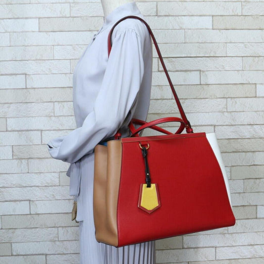 Fendi 2Jours Leather Handbag (Pre-Owned)