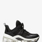 Olympia Extreme Logo Jacquard and Leather Trainer